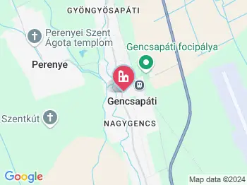 Gencsapáti a térképen