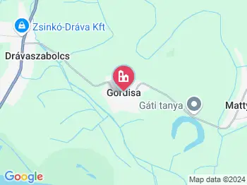 Gordisa a térképen