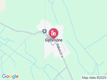Gyömöre a térképen