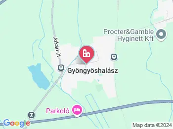 Gyöngyöshalász a térképen