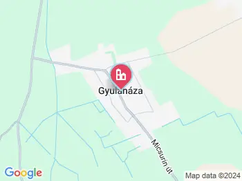 Gyulaháza a térképen