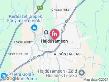 Hajdúsámson a térképen