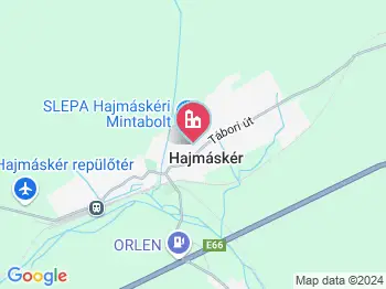 Hajmáskér a térképen