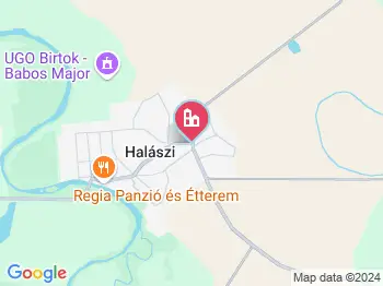 Halászi a térképen