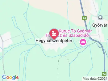 Hegyhátszentpéter a térképen