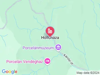 Hollóháza a térképen