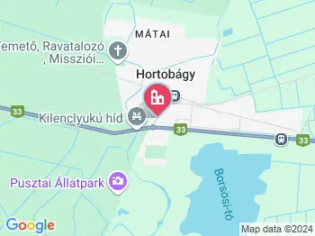 Hortobágy élménypark a térképen