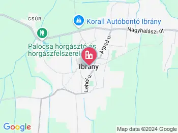 Ibrány a térképen