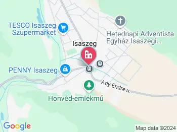 Isaszeg a térképen