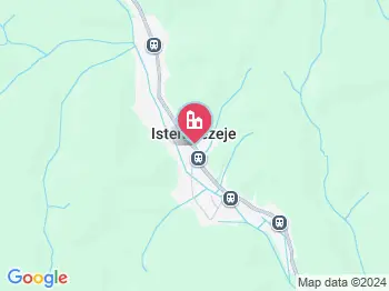 Istenmezeje a térképen