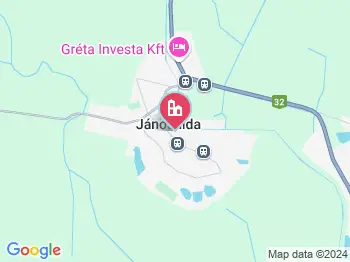 Jánoshida a térképen
