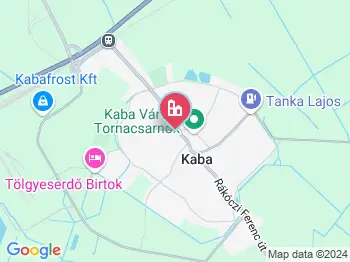 Kaba a térképen