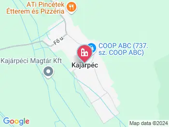 Kajárpéc a térképen