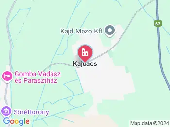 Kajdacs a térképen