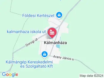 Kálmánháza a térképen