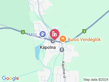 Kápolna a térképen