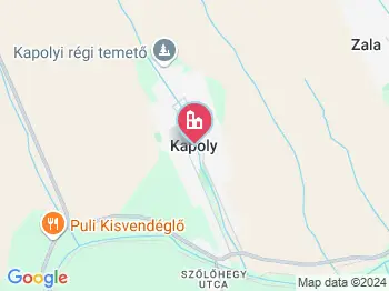 Kapoly a térképen