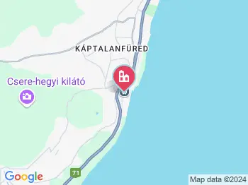 Káptalanfüred a térképen