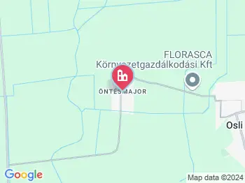 Kapuvár - Öntésmajor a térképen