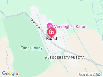 Karád a térképen