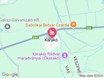 Karakó a térképen