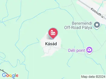 Kásád a térképen