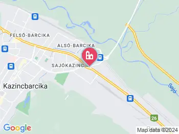 Kazincbarcika éttermek a térképen