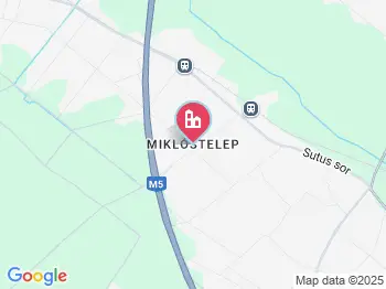 Kecskemét - Miklóstelep a térképen