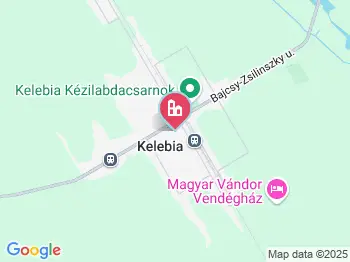 Kelebia a térképen