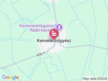 Kemeneshőgyész a térképen