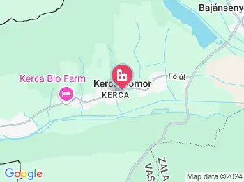Kercaszomor a térképen