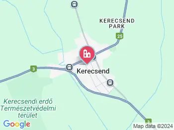 Kerecsend a térképen