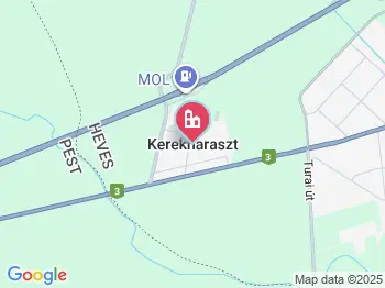 Kerekharaszt a térképen