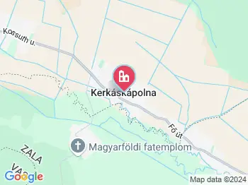 Kerkáskápolna a térképen