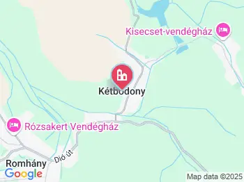 Kétbodony a térképen