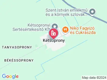 Kétsoprony a térképen