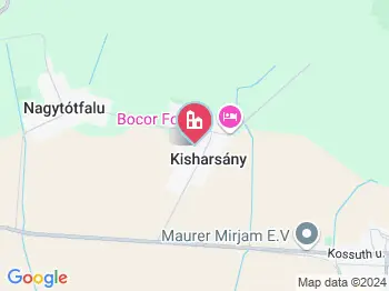 Kisharsány a térképen