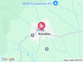 Kisnána a térképen