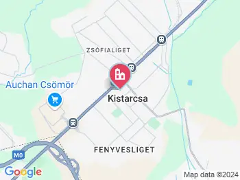 Kistarcsa éttermek a térképen