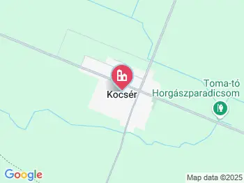 Kocsér a térképen