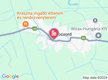 Kocsord a térképen