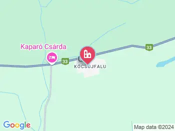 Kócsújfalu a térképen