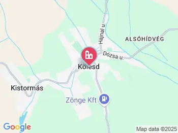 Kölesd a térképen