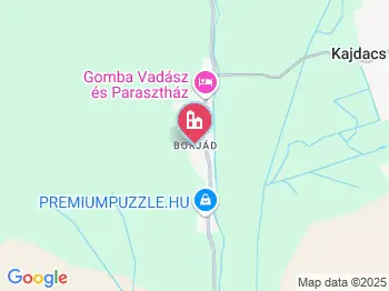 Kölesd - Borjád a térképen
