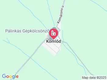 Kömlőd a térképen