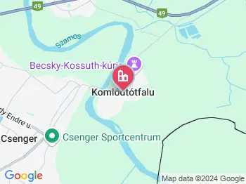 Komlódtótfalu a térképen