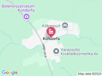 Kondorfa a térképen
