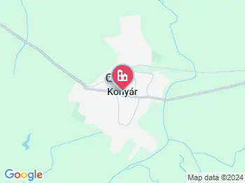 Konyár a térképen