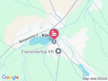 Környe a térképen