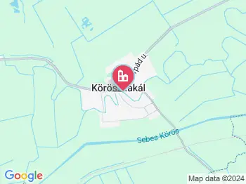 Körösszakál a térképen